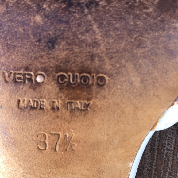 Giuseppe Zanotti Design white sandal heels size 7.5 - Picture 5 of 9